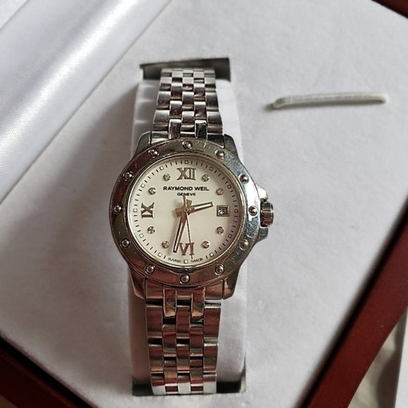 Raymond Weil Tango Mother of Pearl Watch 5399 - Picture 2 of 11